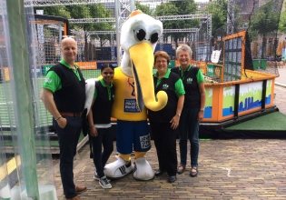 City Hosts met mascotte WK Hockey